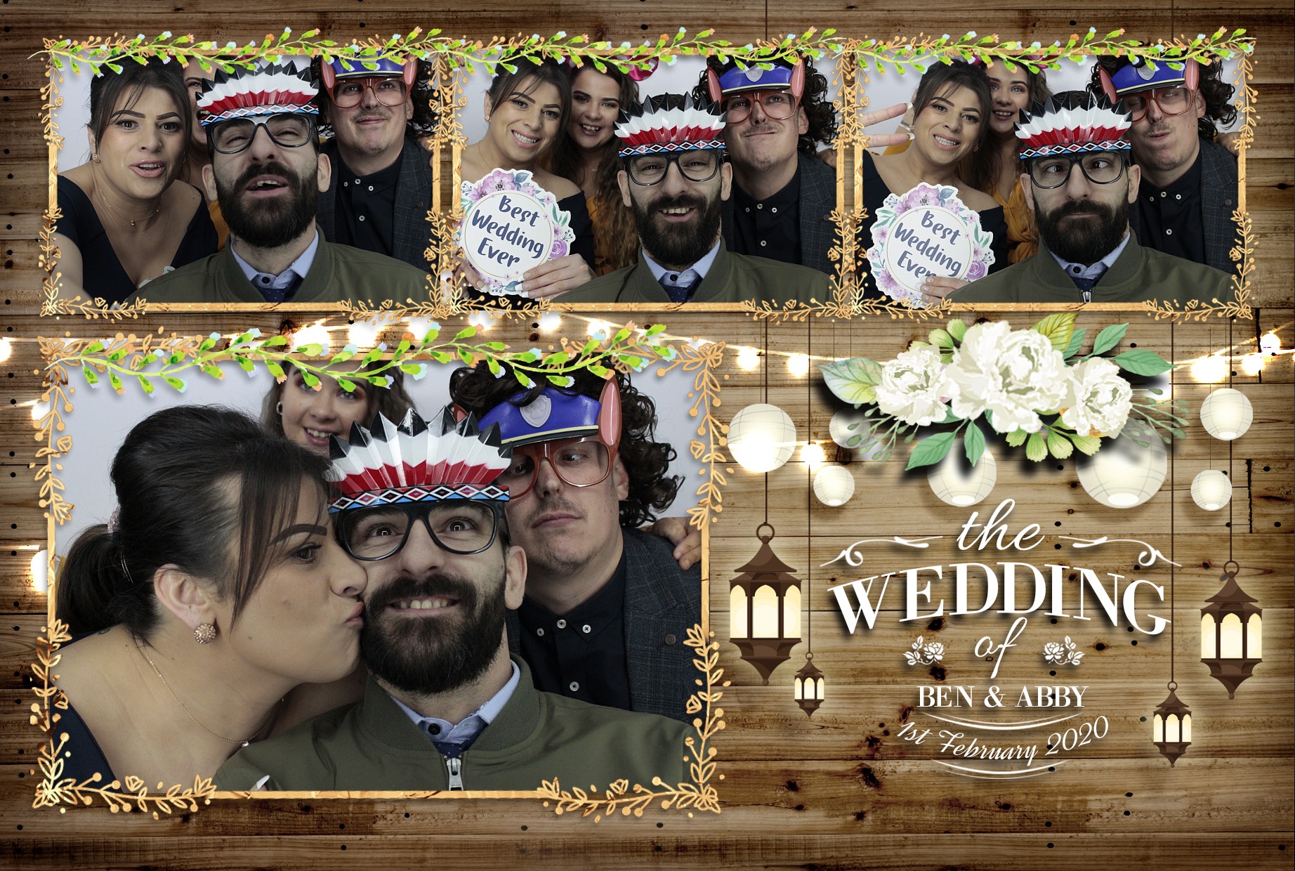 Ben & Abby’s Wedding  | View more photos from the event at gallery.myphotoboothexperience.co.uk/u/MyPhotoBoothExperienceLtd/Ben-Abby’s-Wedding
